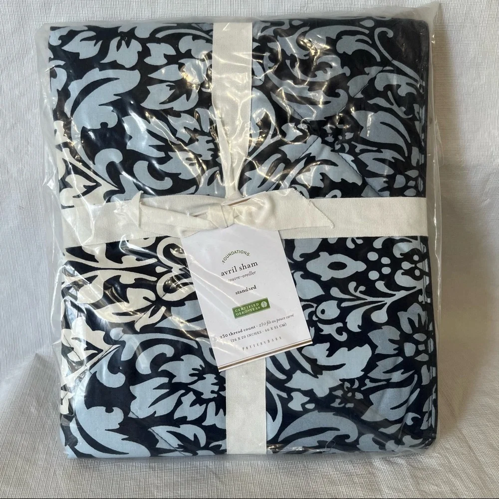 Pottery Barn Avril Blue Sham NWT